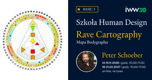 Szkoła Human Design - Rave Cartography. Mapa Bodygraphu - Peter Schoeber